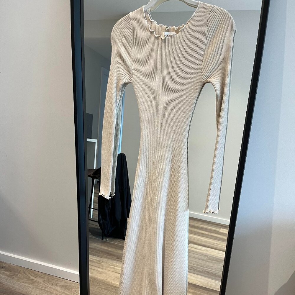 DISSH - Ribbed Knit Maxi Dress